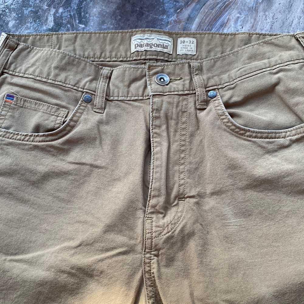 Patagonia performance twill pants.